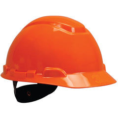 ‎3M Hard Hat with Uvicator H-706R-UV Orange 4-Point Ratchet Suspension - Exact Tool & Supply