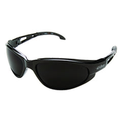 Smoke Lens - Fog & Scratch Resistant - Flex Nylon Black Frame - Exact Tool & Supply