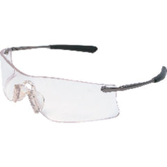 Safety Glasses - Clear - Anti-Fog Lens - Metal T4 Style - Exact Tool & Supply