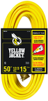 Yellow Jacket Extension Cord - 50' Extra Heavy Duty 1-Outlet (Powerlite) - Exact Tool & Supply