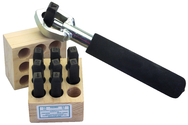 Young Bros 1/4" Figure Set 0-8 Industrial Strength Steel Hand Stamps. 1/4" Character Blank 9/16" X 3-1/8" Long - Exact Tool & Supply
