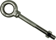 316 Stainless Steel Plain Pattern Nut Eye Bolt - 3/8-16 Thread; 3/4" Eye Dia. - Exact Tool & Supply