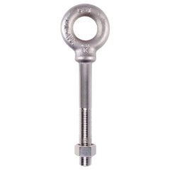 Plain Pattern Nut Eye Bolt - 3/4″-10 Thread Size, 1 1/2″ Eye Diameter - Exact Tool & Supply