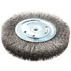 Brush - 6″ × 1″ Wire Wheel Crimped - Exact Tool & Supply