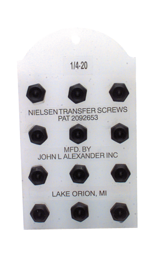 Nielsen Transfer Screw -- 3/8-24 (Set of 12) - Exact Tool & Supply