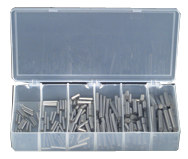 Dowel Pin Assortment - SS - 5/16 thru 5/8 Dia - Exact Tool & Supply