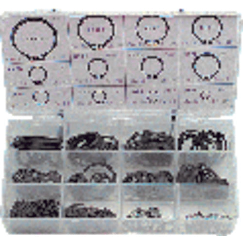 Snap Ring Assortment - 1/4″-1 1/4″ Diameter - Exact Tool & Supply