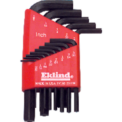 13 Pieces-0.050″-3/8″ Short Arm Style - Hex Key Set - Exact Tool & Supply