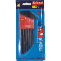 11 Pieces-0.050″-1/4″ Long Arm Style - Hex Key Set - Exact Tool & Supply