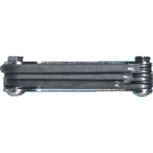 8 Pieces - Model 22572 - T6 - T20 - Fold-up Style-8 Key Torx Set - Exact Tool & Supply