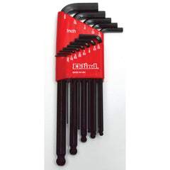 13 Pieces-0.050″-3/8″ Long Arm Style - Ball End Hex Key Set - Exact Tool & Supply