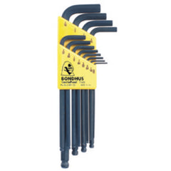 12 Pieces-0.050″-5/16″ Long Arm Style - Ball End Hex Key Set - Exact Tool & Supply