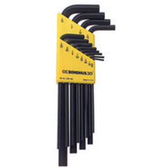 12 Pieces-0.050″-5/16″ Long Arm Style - Hex Key Set - Exact Tool & Supply