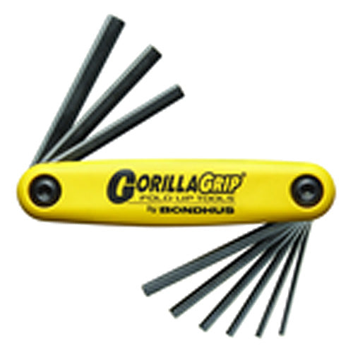 9 Pieces-5/64″-1/4″ Fold Up Hex Key Set - Exact Tool & Supply