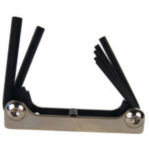 7 Pieces-1.5 mm-6 mm Fold Up Style - Hex Key Set - Exact Tool & Supply