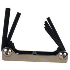 7 Pieces-1.5 mm-6 mm Fold Up Style - Hex Key Set - Exact Tool & Supply