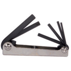 6 Pieces-3.0 mm-10 mm Fold Up Style - Hex Key Set - Exact Tool & Supply