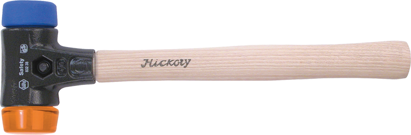 Hammer with No Head - 3.7 lb; Hickory Handle; 2.4'' Head Diameter - Exact Tool & Supply