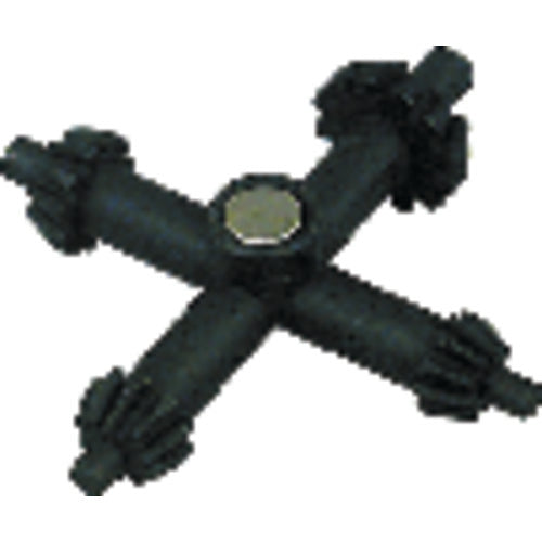 Master Chuck Key with 4 sizes to cover the most popular small chucks available. - Exact Tool & Supply