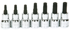 #9319128 - T25; T27; T30; T40; T45; T47; T50 - 3/8" Drive - Socket Drive Torx Bit Set - Exact Tool & Supply