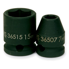 10 mm × 1 1/16″ Overall Length-3/8″ Drive-6 Point - Metric Impact Socket - Exact Tool & Supply