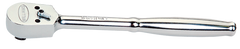 10-1/4" OAL - 3/8'' Drive - Narrow Pear Head - Reversible Ratchet - Plain Handle - Exact Tool & Supply