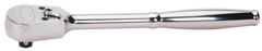 10-1/4" OAL - 1/2'' Drive - Narrow Pear Head - Reversible Ratchet - Plain Handle - Exact Tool & Supply