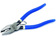 7" Electrician's Plier with Side Cutter- Cushion Grip Handle - Exact Tool & Supply