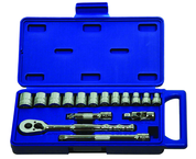 16 Piece - 3/8" Drive - Combination Kit - Exact Tool & Supply