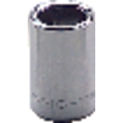 10 mm × 21.43 mm-1/4″ Drive-6 Point - Metric Standard Socket - Exact Tool & Supply