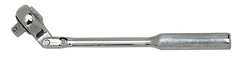 9-11/16" OAL - 3/8'' Drive - Flex Head - Reversible Ratchet - Knurled Handle - Exact Tool & Supply