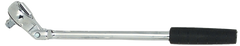 10-3/4" OAL - 3/8'' Drive - Flex Head - Reversible Ratchet - Comfortable Grip Handle - Exact Tool & Supply