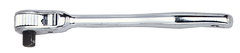7-7/8" OAL - 3/8'' Drive - Open Head - Non-Reversible Ratchet - Plain Handle - Exact Tool & Supply