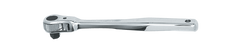 10-1/2" OAL - 1/2'' Drive - Open Head - Non-Reversible Ratchet - Plain Handle - Exact Tool & Supply