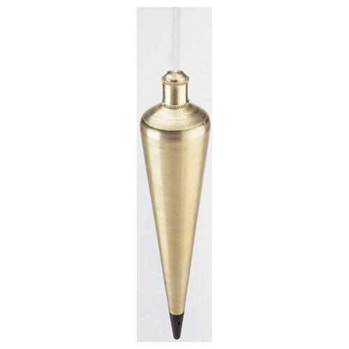 ‎800-8 8 Oz - Brass Plumb Bob - Exact Tool & Supply