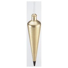 ‎800-8 8 Oz - Brass Plumb Bob - Exact Tool & Supply
