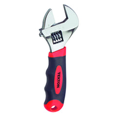1″ Opening-6″ Overall Length - Stubby Adjustable Wrench - Comfortable Non-Slip Soft Handle Grip - Exact Tool & Supply
