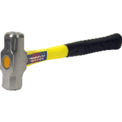 ‎Double Faced Engineers Hammer - 3.0 lbs-16″ Fiberglass Handle - Exact Tool & Supply