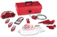 Valve & Electrical with 3 Padlocks - Lockout Kit - Exact Tool & Supply