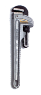 3" Pipe Capacity - 24" OAL - Aluminum Pipe Wrench - Exact Tool & Supply