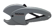 Ridgid Pipe & Tube Cutter -- 1/8 thru 1-1/2'' Capacity-Plastic Cutting - Exact Tool & Supply