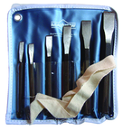6 Piece Chisel Set -- 1/4 to 3/4'' Diameter - Exact Tool & Supply