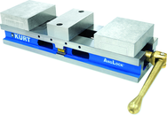 HDL Double Lock Vise- 6" Jaw Width- w/Aluminum Jaw Kit - Exact Tool & Supply