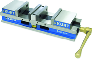 HDL Double Lock Vise - 6" Jaw Width- With Hard Jaw Kit - Exact Tool & Supply