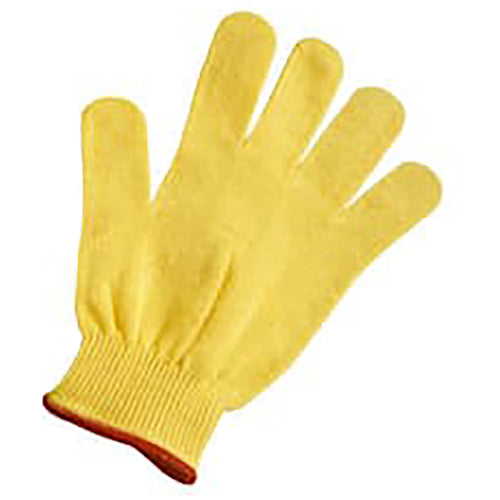 Jumbo Gloves-Perfect Fit - Kevlar Jumbo Cut Resistant - Knits Aramid - Uncoated 13 Cut Lightweight 100% Dupont Kevlar Brand Fiber Yellow. - Exact Tool & Supply