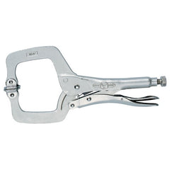 Vise-Grip C-Clamp with Swivel Pads - 6SP Plain Grip 2 1/8″ Capacity 6″ Long - Exact Tool & Supply