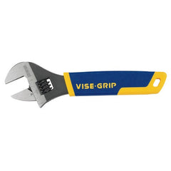 1 1/8″ Opening-8″ Overall Length - Chrome Plated Adjustable Wrench - Exact Tool & Supply