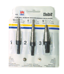 3 Pc. Cobalt Unibit Step Drill Set - Exact Tool & Supply