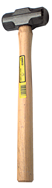 Sledge Hammer -- 20 lb; Hickory Handle; 3'' Head Diameter - Exact Tool & Supply