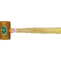 Rawhide Mallet - 4 oz Hickory Handle-1 1/4″ Head Diameter - Exact Tool & Supply
